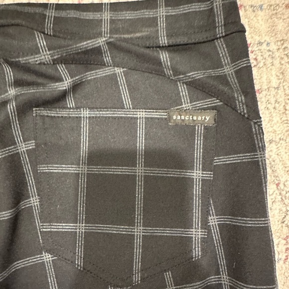 Sanctuary - plaid/window pane skinny pants - size S - Picture 5 of 7
